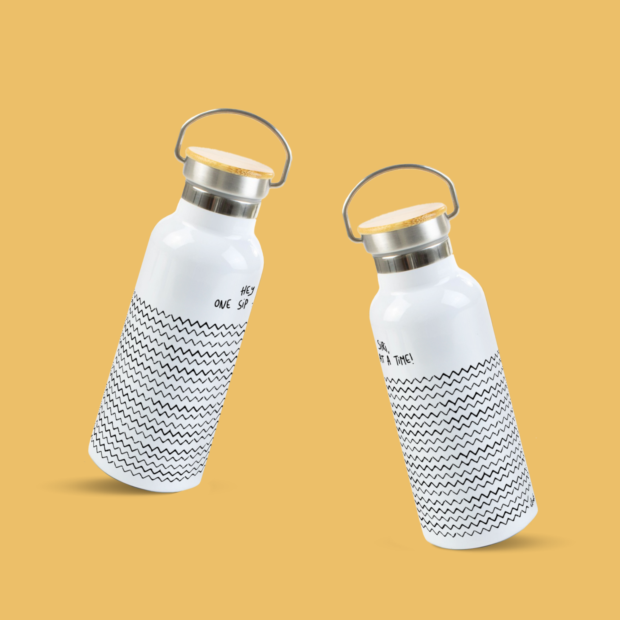 sticla din otel inoxidabil ibrik hey siri one sip at a time 1