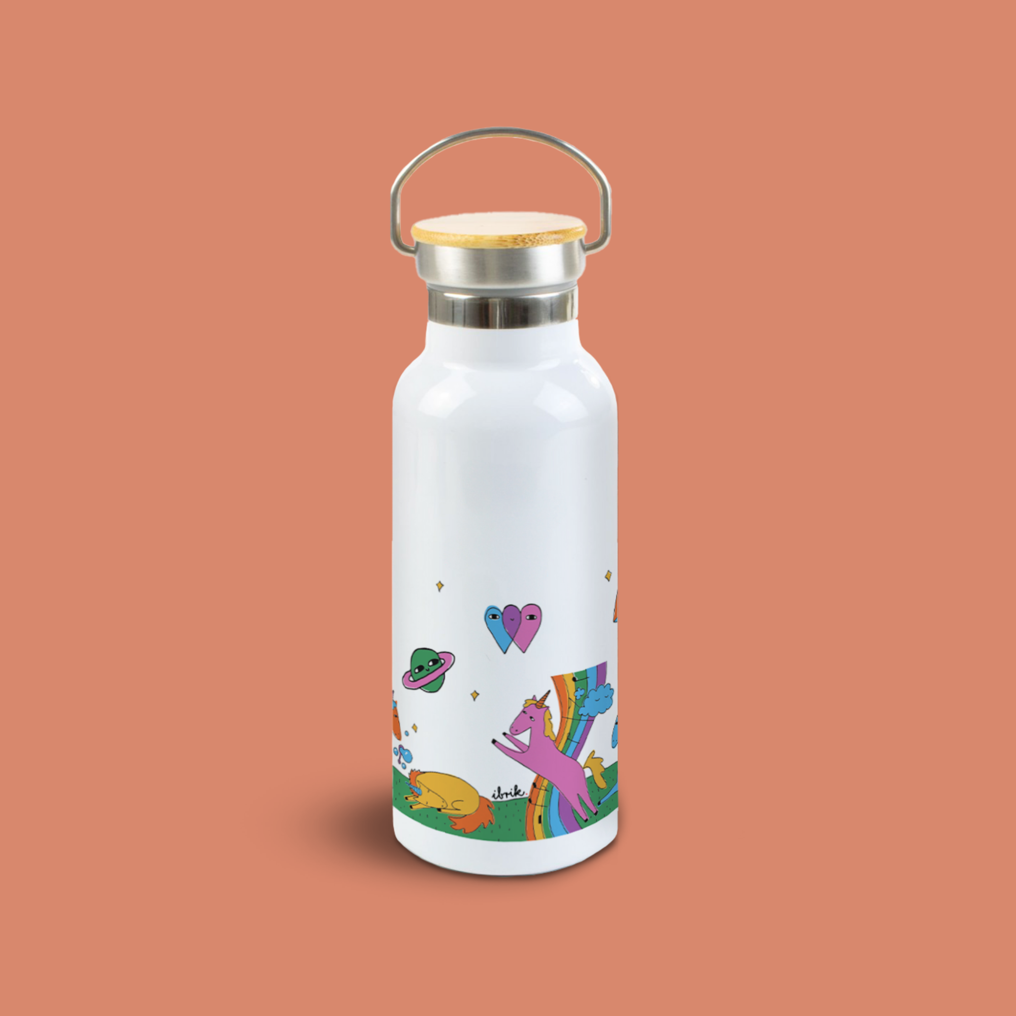 sticla din otel inoxidabil ibrik unicorns 2