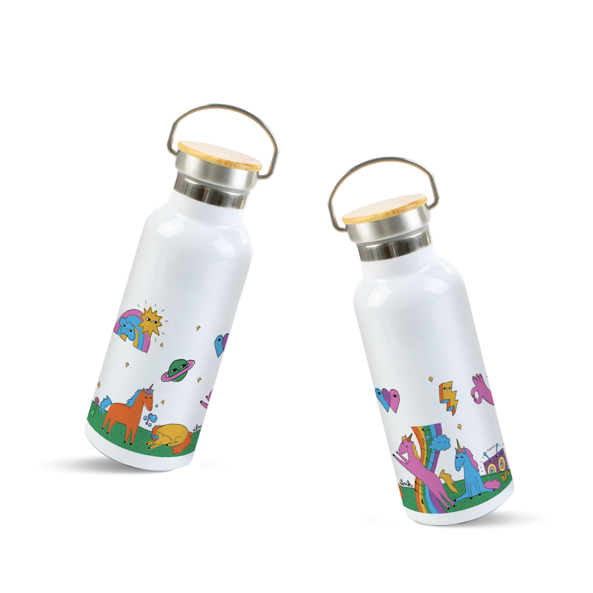 sticla din otel inoxidabil ibrik unicorns 3