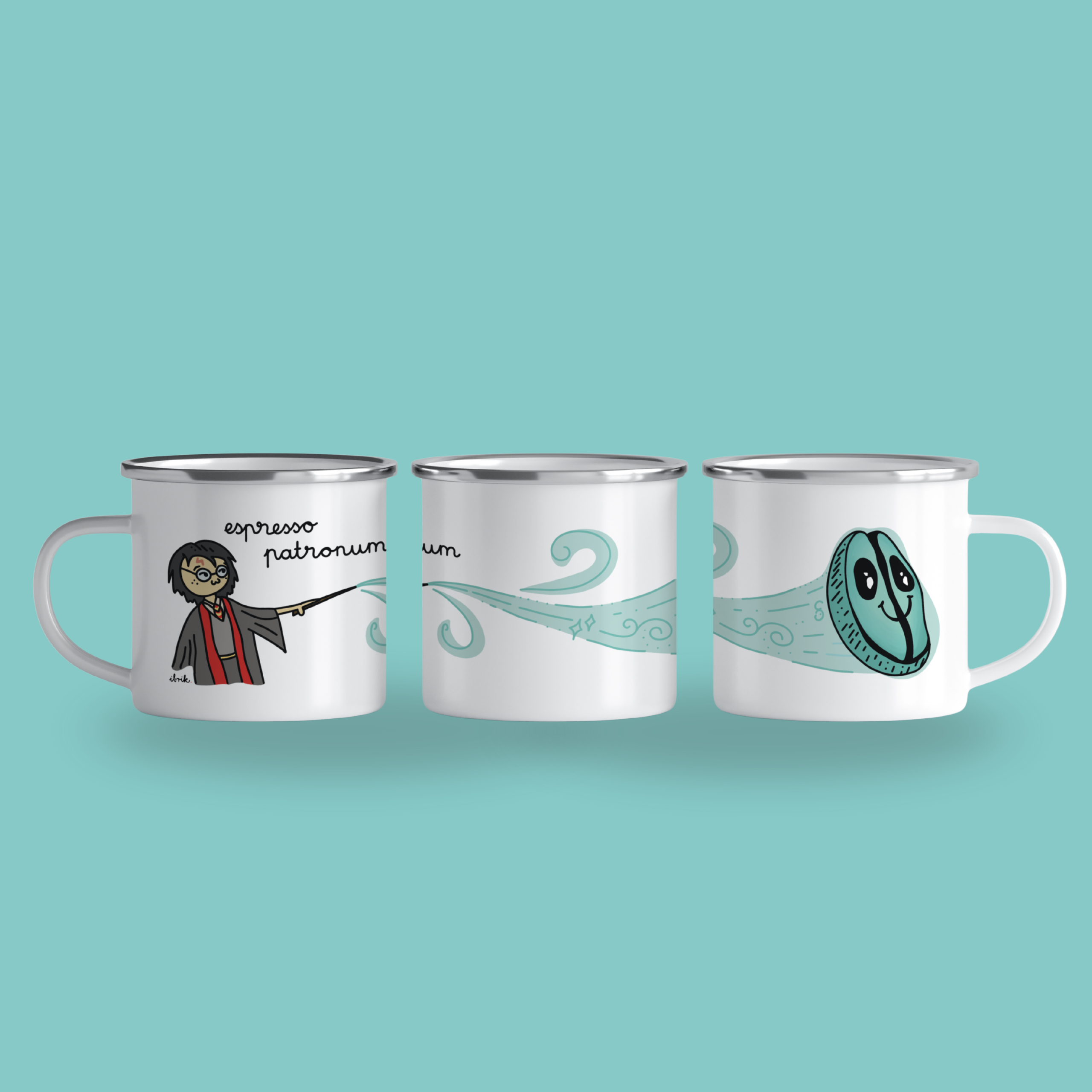 cana emailata espresso patronum